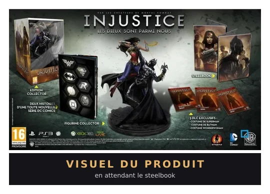 Injustice : Les dieux sont parmi nous, Steelbook