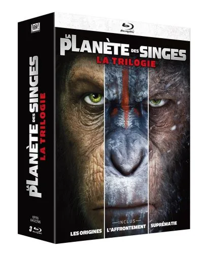 La Planète des singes : L'Affrontement, Coffret · 3 films