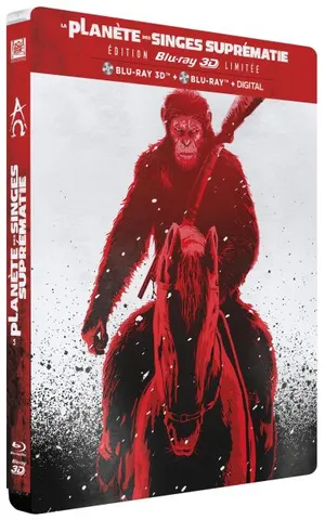 La Planète des singes : Suprématie, 3 steelbooks