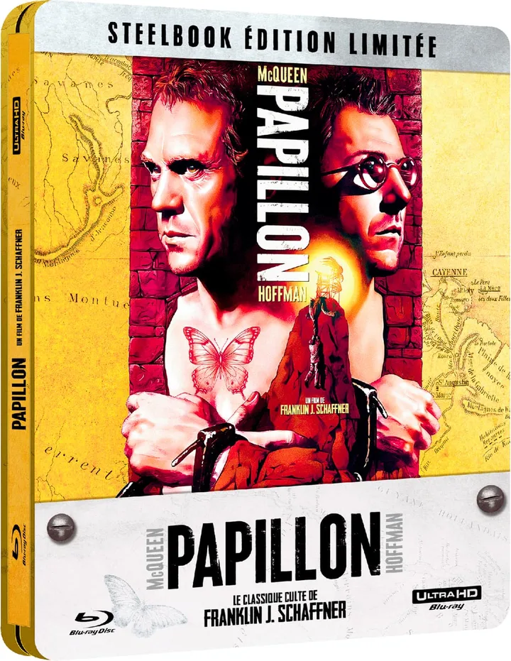 Papillon, le steelbook