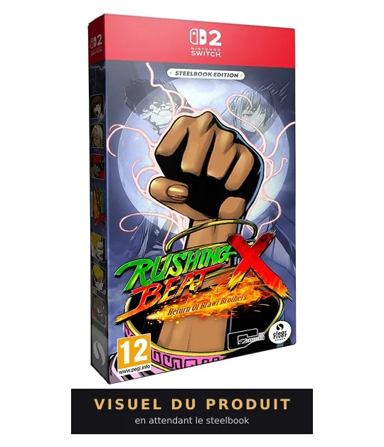 Rushing Beat X: Return of Brawl Brothers, le steelbook