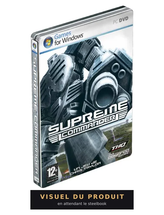 Supreme Commander, le steelbook