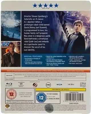 A.I. Intelligence artificielle, Steelbook 4 sur 5