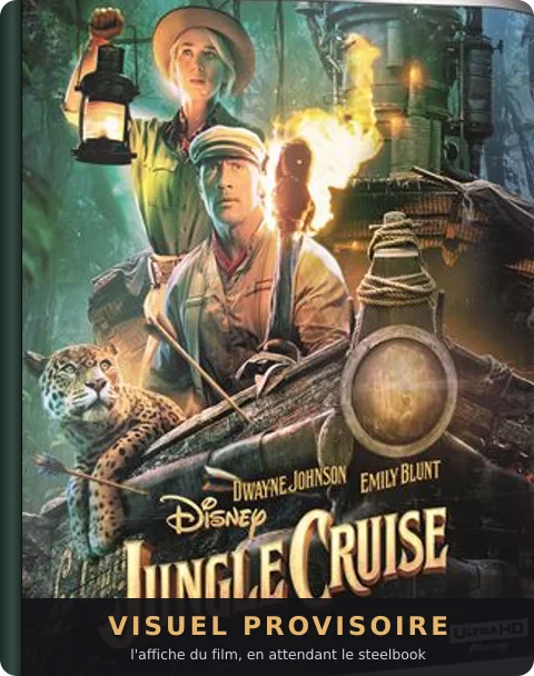 Jungle Cruise, le steelbook