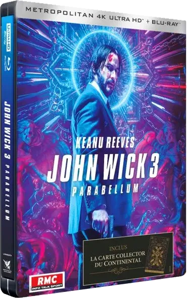 John Wick: Chaptire 3 – Parabellum, le steelbook