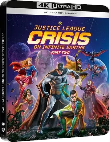 Justice League: Crisis on Infinite Earths, partie 2, Steelbook 1 sur 2
