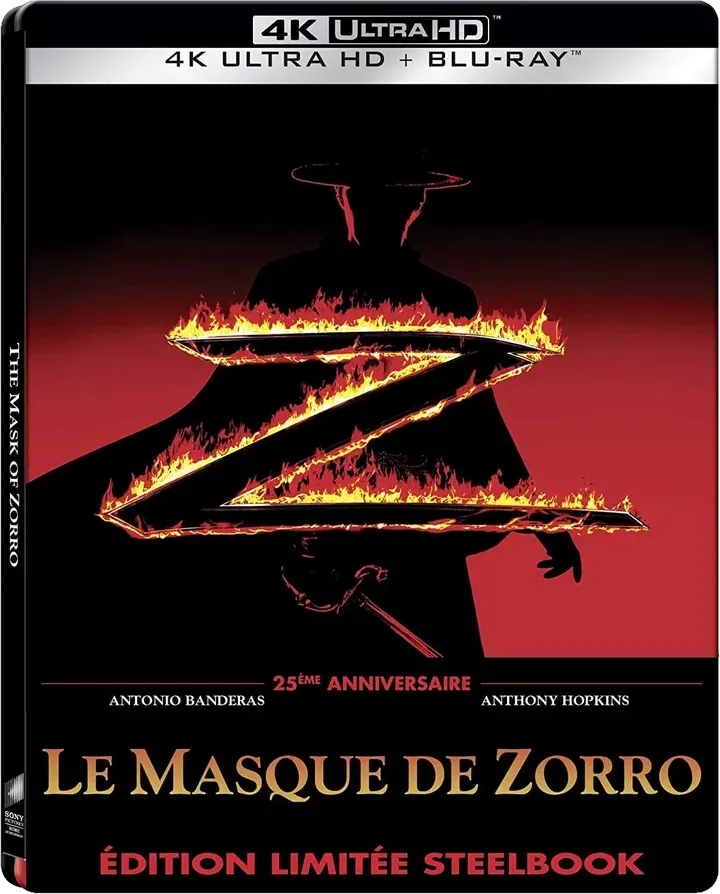Le Masque de Zorro, Steelbook 2 sur 2