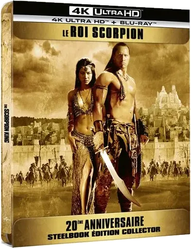 Le Roi scorpion, le steelbook