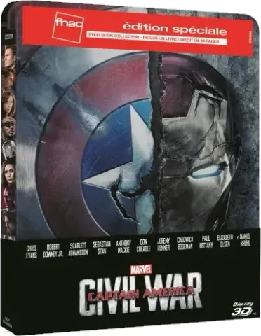 Captain America : Civil War, steelbook n° 2