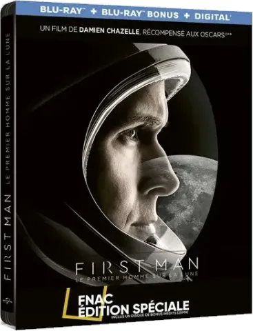 First Man: Le Premier Homme sur le lune, 2 steelbooks