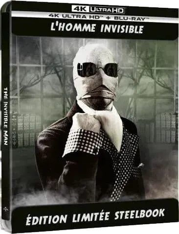 L'Homme invisible, 3 steelbooks