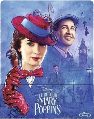 Le Retour de Mary Poppins, 3 steelbooks