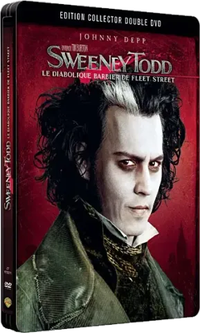 Sweeney Todd : Le Diabolique Barbier de Fleet Street, 3 steelbooks