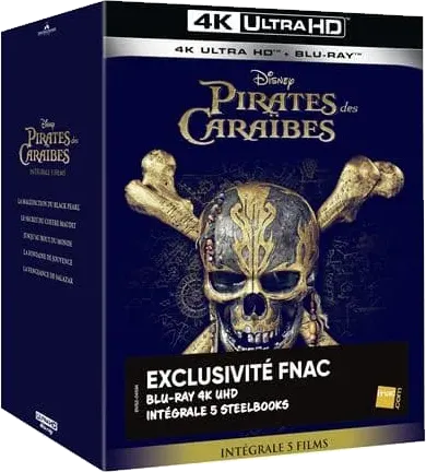 Pirates des Caraïbes : Jusqu'au bout du monde, Coffret · 5 films
