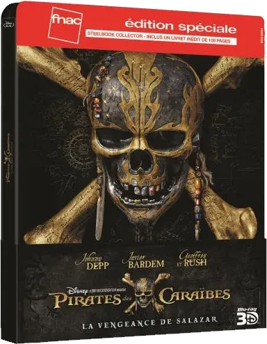 Pirates des Caraïbes: La Vengeance de Salazar, Steelbook 1 sur 3