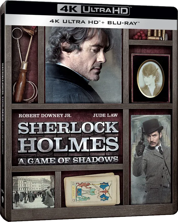 Sherlock Holmes : Jeu d'ombres, le steelbook